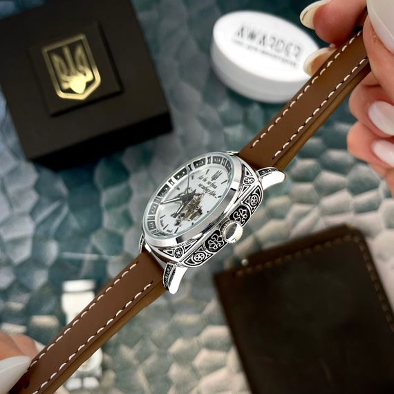 Жіночий годинник Awarder 021 Де би не була Silver-Silver-Brown | Зображення 1