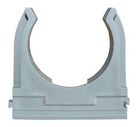 Крепление клипса для гофры d 40 серое Ny95506213