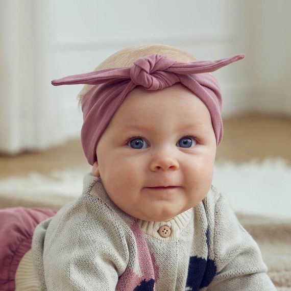 Дитяча пов'язка на голову для дівчинки Green Cotton One Size Рожева (251112133) | Зображення 2