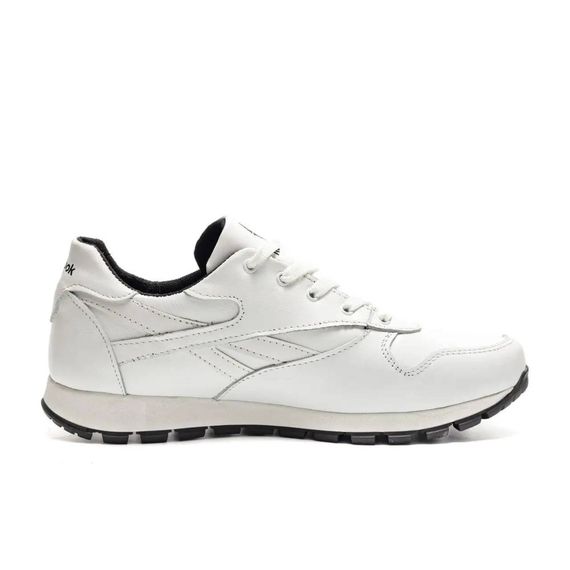 Кросівки демісезонні шкіряні  Reebok білі | Зображення 6