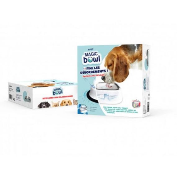 Поїлка-непроливайка з плавальним диском Миска-антипроливайка для собак і кішок MAGIC BOWL