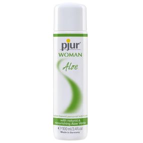Лубрикант на водній основі pjur Woman Aloe 100 мл з екстрактом алое, зволожувальний, без парабенів Sex Aura