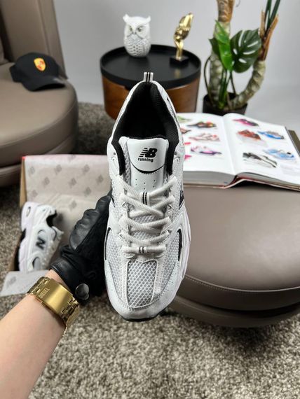 Чоловічі кросівки  New 530 Premium White Black весна / лето / осень A3657 43 27.5 см | Зображення 3