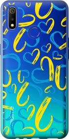Чехол на Realme 3 Сердца UA "5292u-1869-17620"