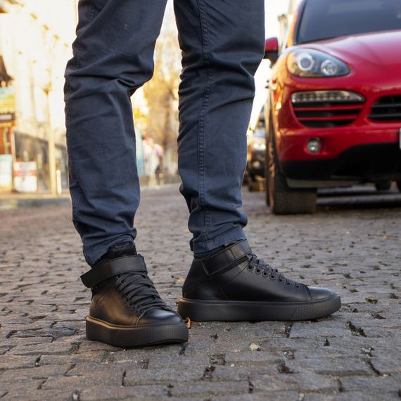 Зимние кожаные кеды Ed-Ge – покупай лучшее | Зображення 2