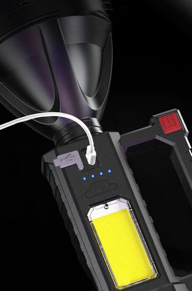 Мультифункціональний світлодіодний ліхтарик із зарядкою USB | Зображення 6