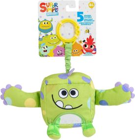 Іграшка для розвитку сенсорики WowWee Super Simple Плюшевий монстр Хьюго