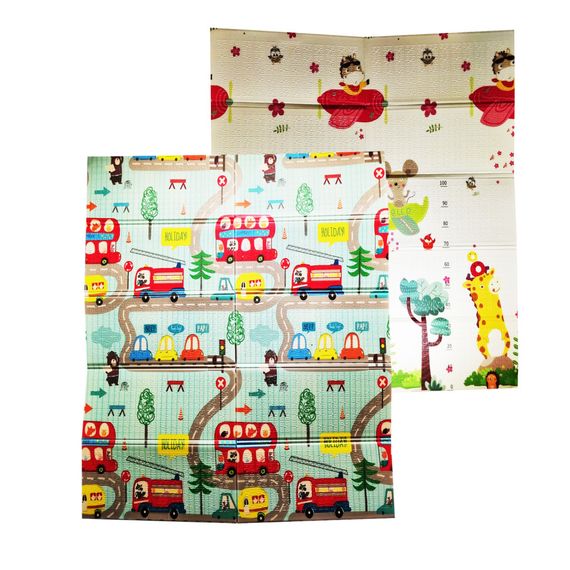 Термоковрик двухсторонний  Транспорт K6603-1, 180х200 см