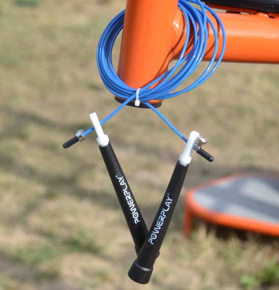 Скакалка скоростная Паверплей 4202 Ultra Speed Rope Синяя (2,9m.) | Зображення 6