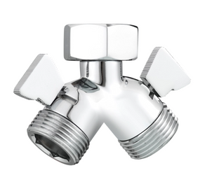 Душовий кронштейн із запірним клапаном G 3/4 Tecmolog Chrome Brass Душовий роздільник 2-ходовий для душового го