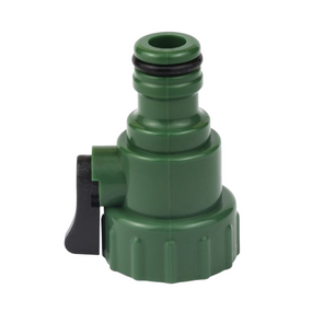 Кран запорний в/р 3/4" для конектора 1/2" з адаптерами ABS Grad