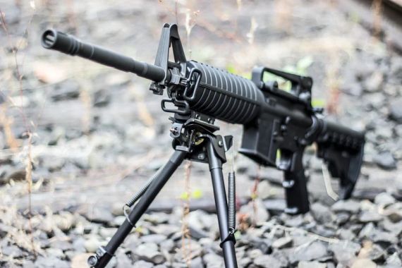 Адаптер для сошок GrovTec (GTSW265) на Picatinny (під антабку QD), кріплення для сошок на планку Пікатінні | Зображення 3