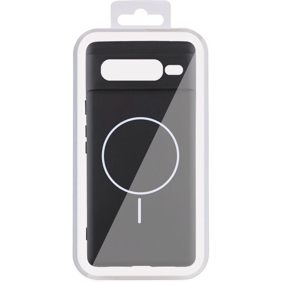 Чехол Silicone Cover Lakshmi Full Camera (AA) with MagFit для Google Pixel 7 Pro Черный / Black | Зображення 3