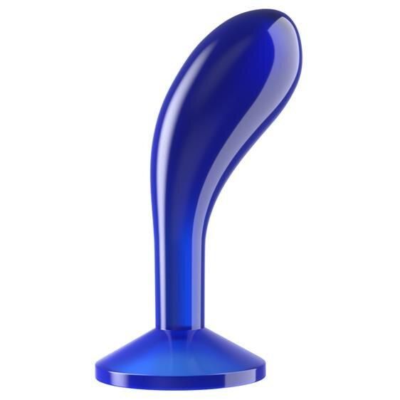 Масажер простати - Flawless Clear Prostate Plug 6" Blue sexstyle | Зображення 1