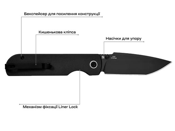 Ніж CJRB Nova Black PVD | Зображення 6