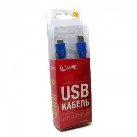 Дата кабель USB 3.0 AM to Micro B 0.5m Extradigital (KBU1625) | Зображення 4