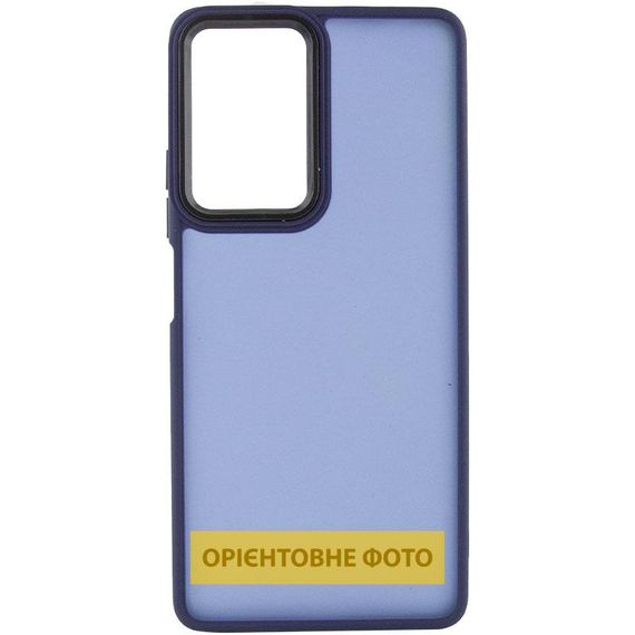 Чохол TPU+PC Lyon Frosted для Infinix Hot 60i / Hot 60 Navy Blue | Зображення 1