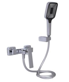 Змішувач для душа Qtap Capricorn, Chrome (k35) з душовим гарнітуром QTCAP4060102C48221