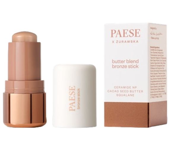 Бронзер для обличчя у стіку Paese x Żurawska butter blend bronze stick - 01 Latte (6 g) | Зображення 1