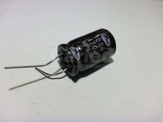 470mkf - 100v  RD 16*25  SAMWHA, 105°C конденсатор електролітичний | Зображення 2