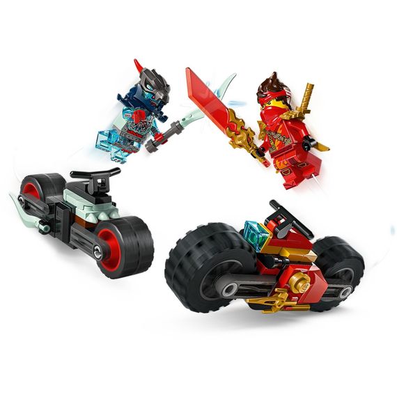 Конструктор LEGO NINJAGO Швидкісна гонка Кая на мотоциклі (71838) | Зображення 2