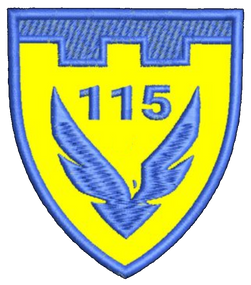 Шеврон 115 окремий батальйон територіальної оборони