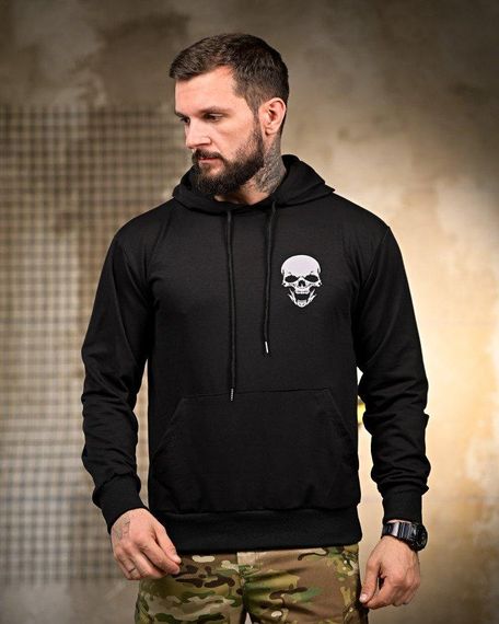 Мілітарі Худі Донецька область black РП7406 | Зображення 1