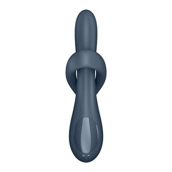 Вибратор с ротацией Satisfyer Heat Flex 4 Grey, подогрев до 39°C Sex Aura | Зображення 3