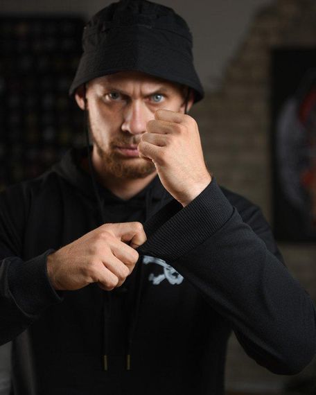 Худі maklin череп чорний НП4946 | Зображення 6