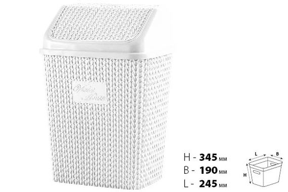 Контейнер для сміття VIOLET HOUSE WHITE Віолетта | Зображення 1