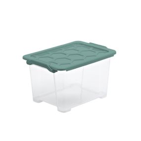 Контейнер для хранения пластиковый с крышкой Rotho (Рото) EVO SAFE 15 л (10079)