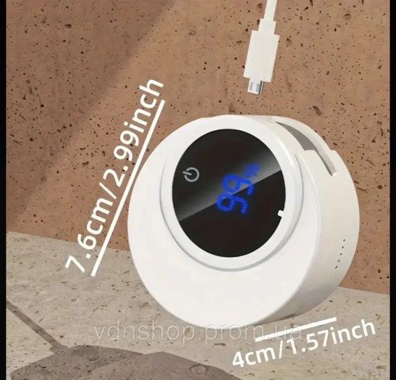 Автоматичний настінний тримач-стерилізатор для зубних щіток з УФ-дезінфекцією, стерилізатор з дисплеєм | Зображення 5