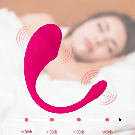 Міні вібратор в трусики APP Babydoll Віброяйце Малиновий 7339 | Зображення 4