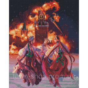 Алмазная мозаика "Огонь свободы" ©Jennifer Sikora AMO7619 Идейка 40х50 см