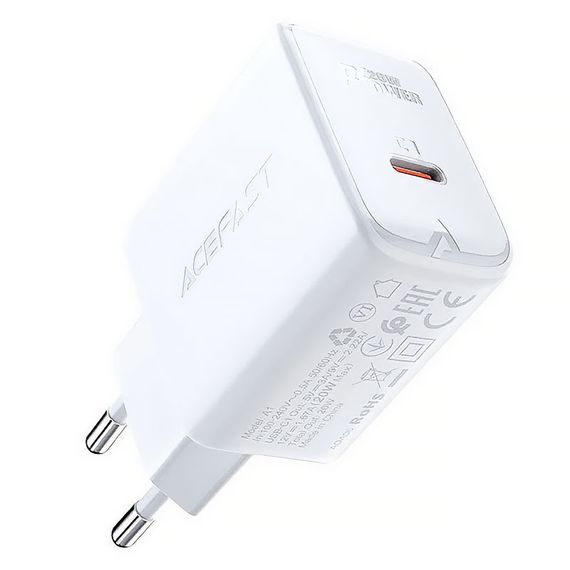 МЗП Acefast A1 PD20W (1USB-C) White | Зображення 1