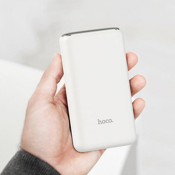 Зовнішній акумулятор HOCO Q1A Kraft fully compatible power bank(20000mAh) White | Зображення 3