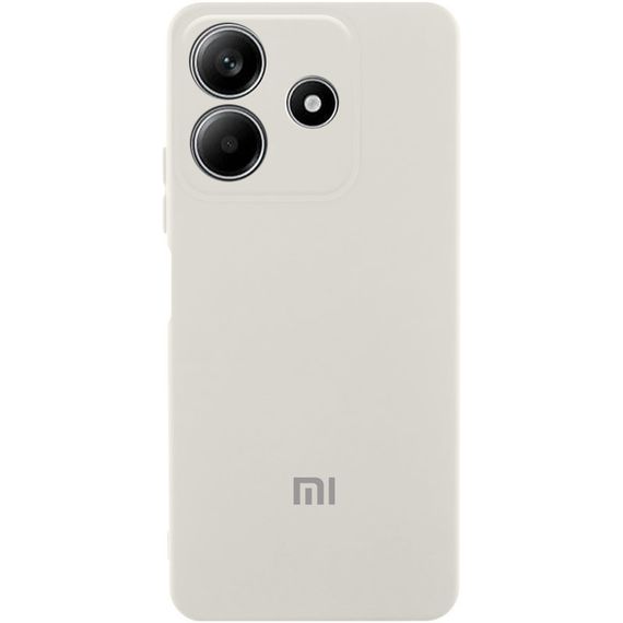 Чохол Silicone Cover Lakshmi Full Camera (AA) with logo для Xiaomi Redmi Note 14 5G Білий / White