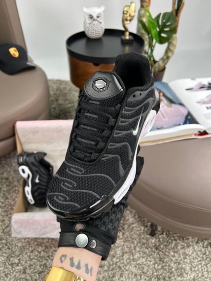 Кросівки Air Max Plus White Black Reflective , текстиль , В'єтнам 41 26 см | Зображення 1