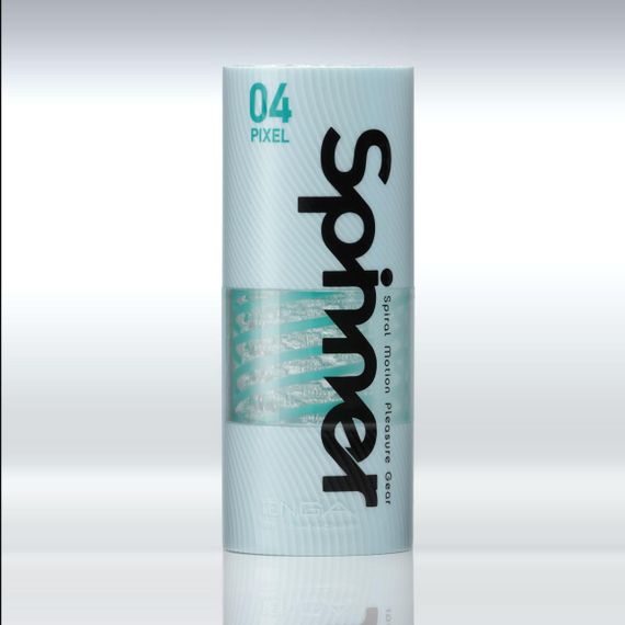 Мастурбатор Tenga Spinner 04 Pixel з пружною стимулювальною спіраллю всередині Sex Aura | Зображення 5