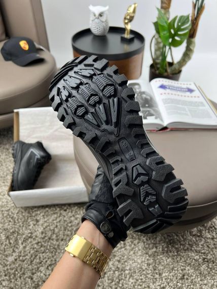 Зимние мужские кроссовки Trailstorm Black Red Fur , Вьетнам 45 29 | Зображення 7