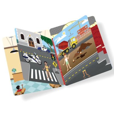 Набір для творчості Melissa&amp;Doug Об&apos;ємні багаторазові наліпки Професії (MD9426) | Зображення 2