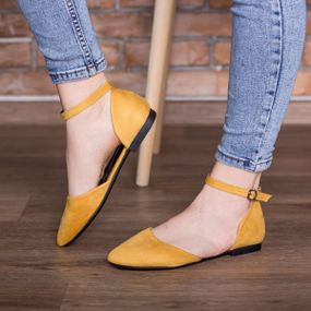 Туфли женские Fashion Euki 2782 40 размер 255 см Желтый