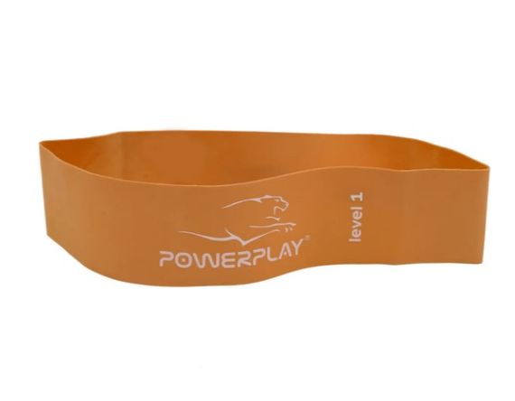 Резинка для фітнесу PowerPlay 4140 Level 1 Stretch Band (1-5 кг) Помаранчева (PP_4140_Orange) | Зображення 1