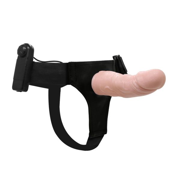 Страпон Baile Ultra Passionate Harness, тілесний | Зображення 8
