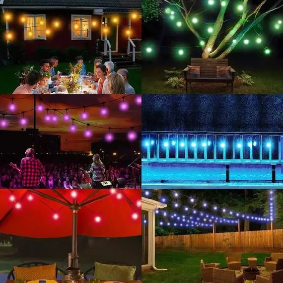 Вулична гірлянда-лампочки з енергоефективними LED 10м 20 шт XPRO (234576038_2008) | Зображення 4