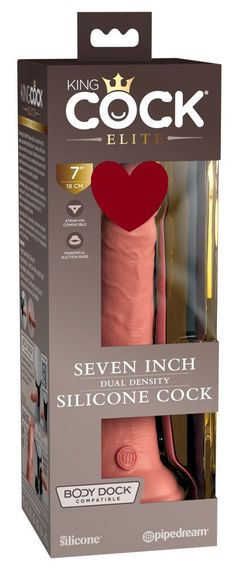 Фалоімітатор на присосці King Cock ELITE (18 см) Sex Aura