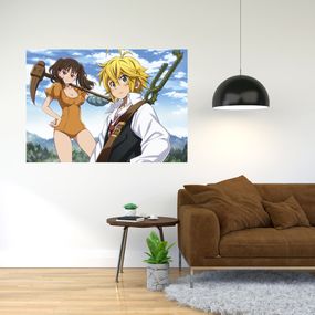 Плакат-постер з принтом Кавун Nanatsu no Taizai - Сім смертних гріхів А1 ПЛ000811(A1)