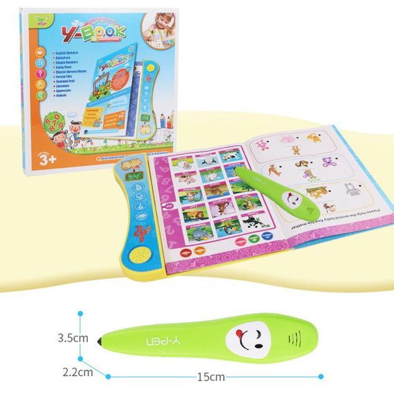 Інтерактивна дитяча навчальна книга з ручкою Parentchild Sound Board Book for Kids, англ. мова | Зображення 1