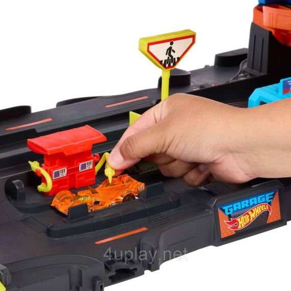 Игровой набор Hot Wheels City Ultimate Garage Хот Вилс Сити Легендарный Гараж с Драконом, лифтом, треком | Зображення 8