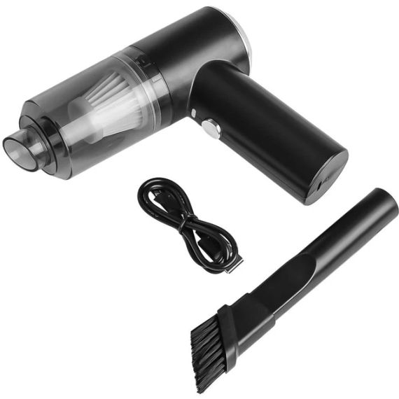 Міні пилосос для чищення автомобіля, Ручний пилосос в машину   знижка | Зображення 2